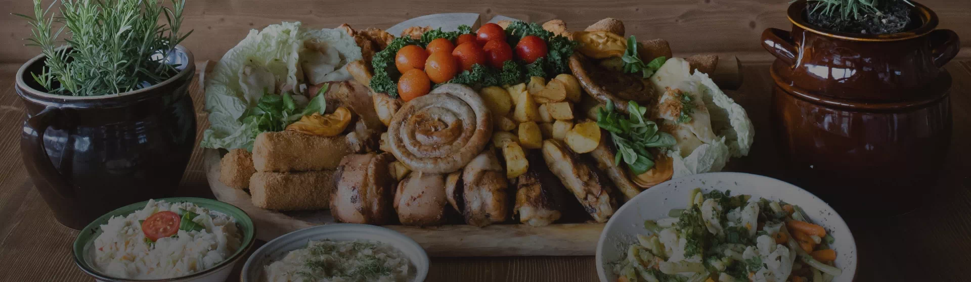 Tło strony Menu i Catering